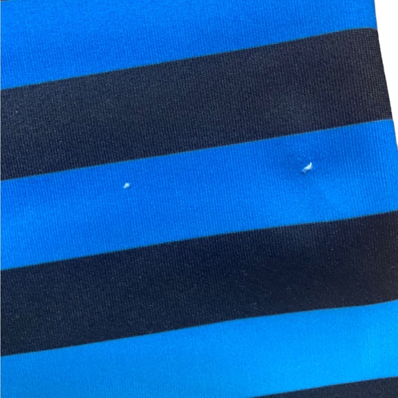 Zyia light n tight blue ombre stripe leggings 7/8 hi rise - Picture 5 of 7